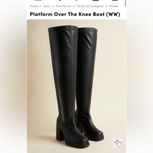 Torrid Platform Over the Knee Boots